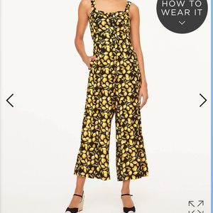 LOFT Lemon Print Romper